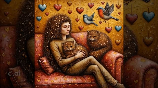 Инопланетянин прилетел спасать сибирских котов:)