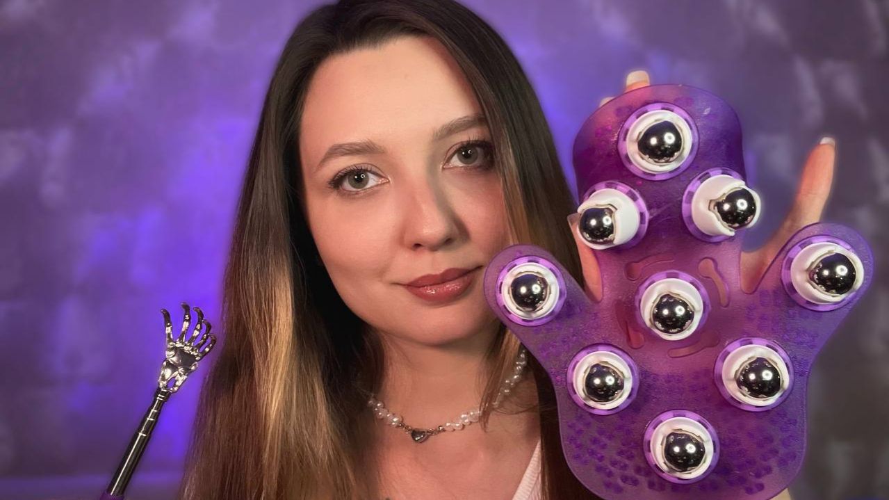 АСМР Массаж до мурашек в СПА-салоне | Ролевая игра: массаж, расчесывание, массажеры