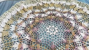 Про скатерть//Сравниваю две пряжи и т. д.