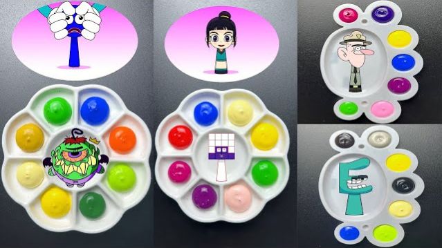 УГАДАЙ СПРУНКИ ПО ЦВЕТУ! СМЕШИВАЕМ ЦВЕТА ПОД РЕМИКС СИГМА БОЙ SPRUNKI INCREDIBOX ПЕРСОНАЖИ РЕАКЦИЯ