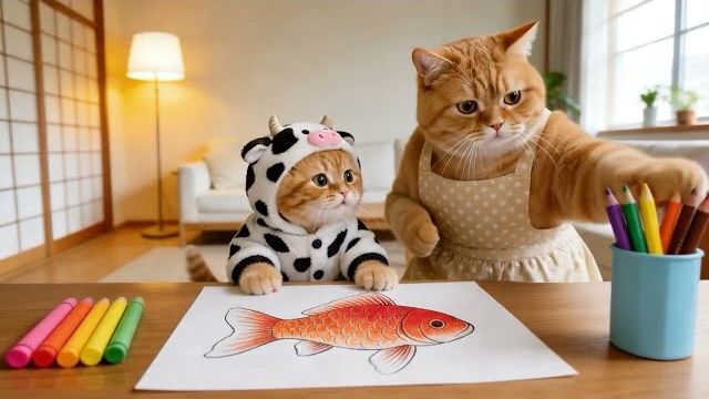 Когда у Рыжего Котёнка появилась маленькая мечта, мама-кошка навсегда изменила их двор 🧡 смотреть онлайн