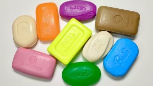 асмр резка яркого сухого мыла. cutting soap