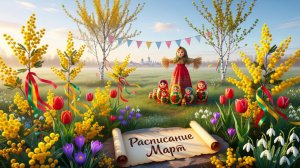 Расписание Март 2026