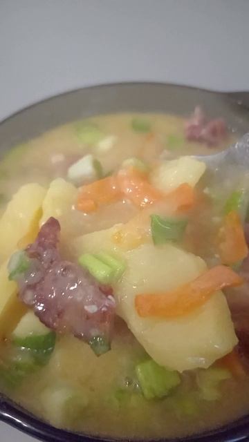 Гороховый суп (с копчёными рёбрами) смотреть онлайн