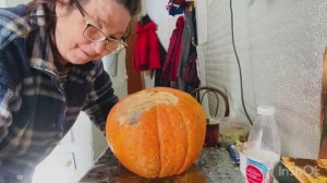 Весна пришла Проверяю тыквы на лежкость Чем лечу руку