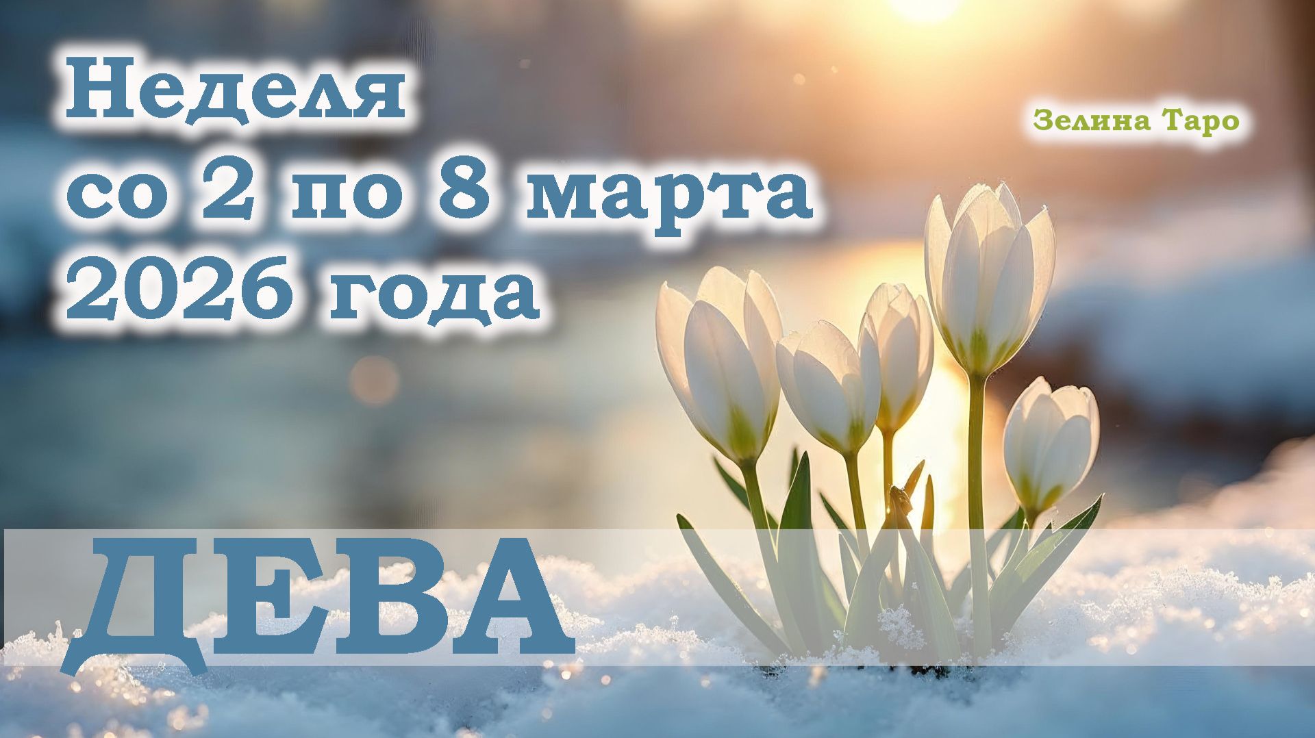 ДЕВА | ТАРО прогноз на неделю со 2 по 8 марта 2026 года смотреть онлайн