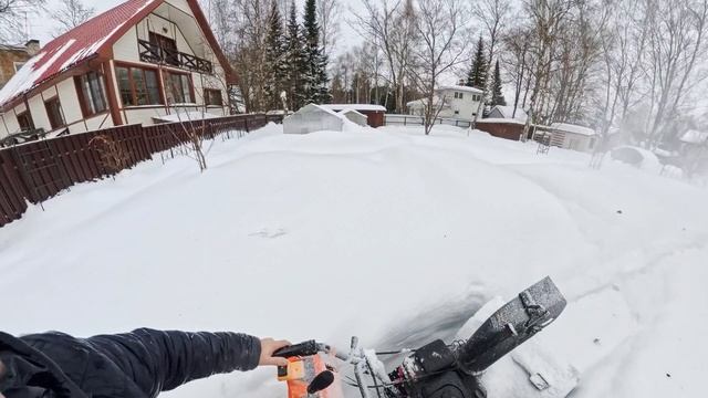 Patriot 67e электропривод выброса снега