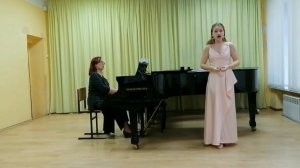 А.С. Даргомыжский "Друг мой прелестный", С. Меркаданте "La rosa" исп. Смирнова Анастасия