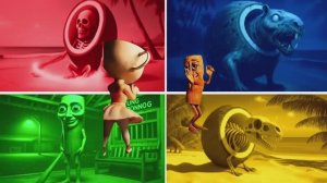 МУЛЬТИКИ: ШИМПАНЗИНИ КОКОСИНИ 🦧🥥 vs МОЗГОЖОР‑ЗОМБИ 🧠🧟♂️ vs ТУНГ‑ТУНГ БУДИЛЬНИК 🔔🤪