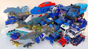 Трансформеры синего цвета. Спасите супергероя Оптимуса, динозавра Lego