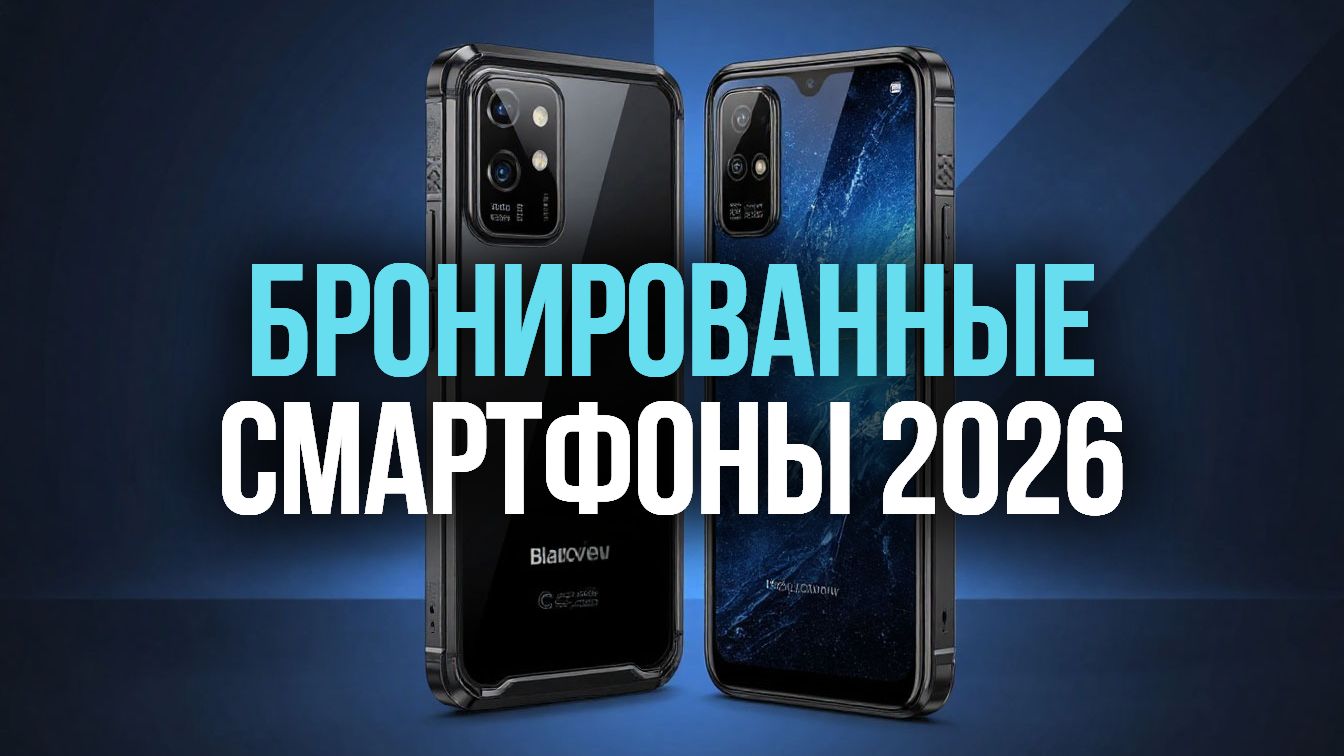 Бронированные смартфоны 2026 — выбираем лучшие модели до 50 000 руб. 🤖💰