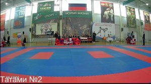 Татами № 2 Турнир по Каратэ WKF "Великий Мастер" 1 марта 2026.