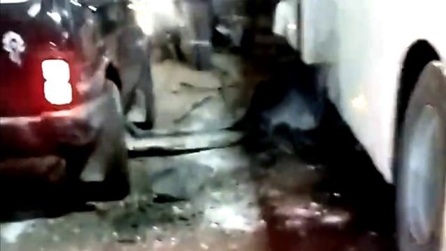 Авария в Омске с участием автобуса