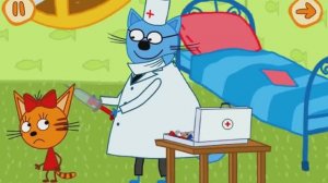 Игровой мультфильм:Три Кота против Говорящего Хэнка.Мультики.