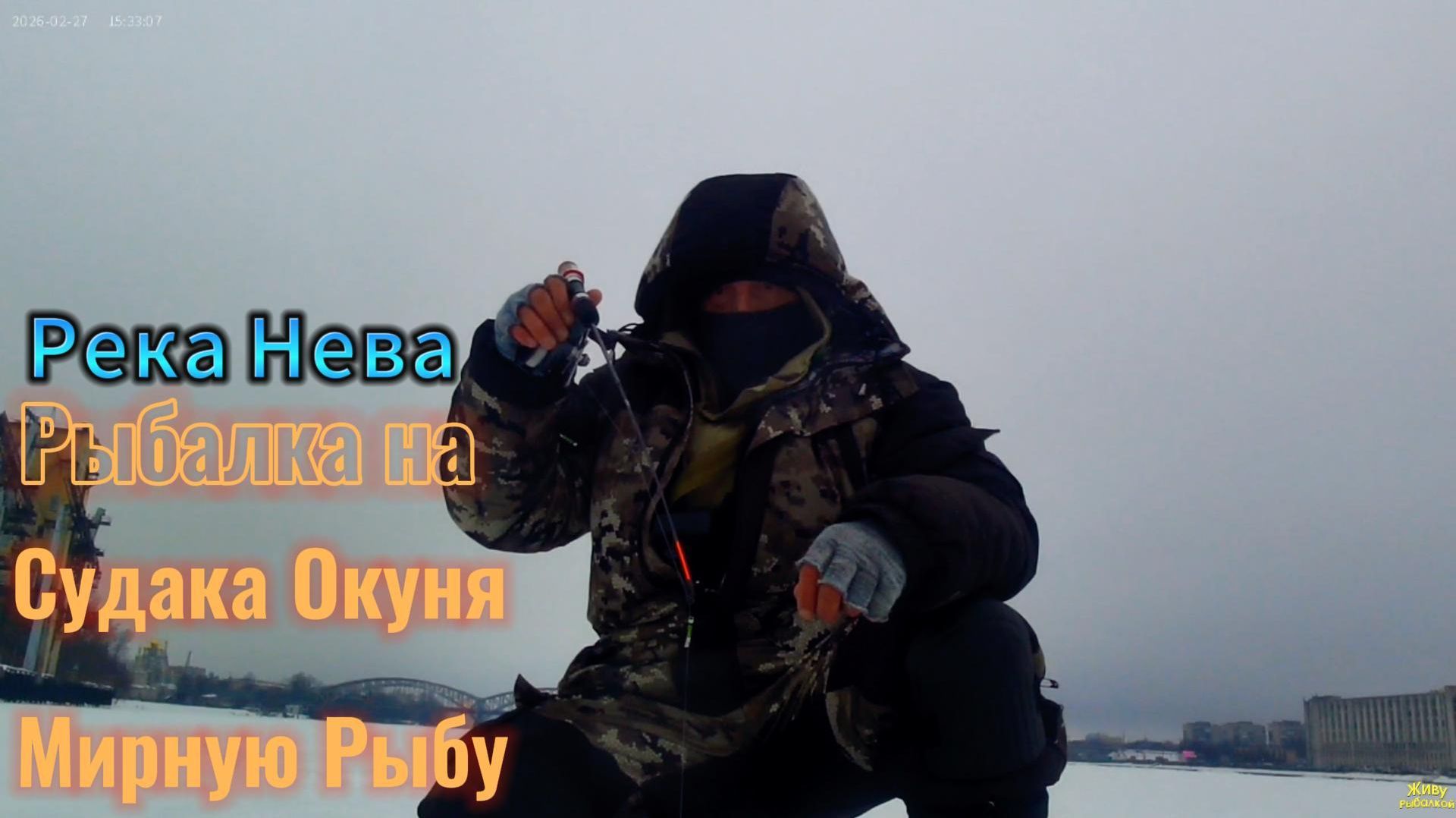 РЫБАЛКА 28 ФЕВРАЛЯ РЕКА НЕВА ИЩУ РЫБУ  ХИЩНИКА СУДАКА ОКУНЯ  ПОЛОВИТЬ МИРНУЮ РЫБУ ПЛОТВУ