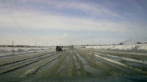 По ледовой дороге через Обь (от Салехарда до Лабытнанги)