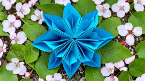 Цветок из бумаги детские Поделки оригами на 8 марта