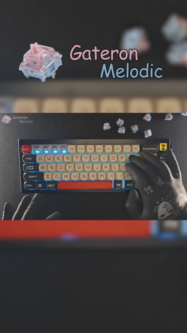 Gateron Melodic Кликающие свичи