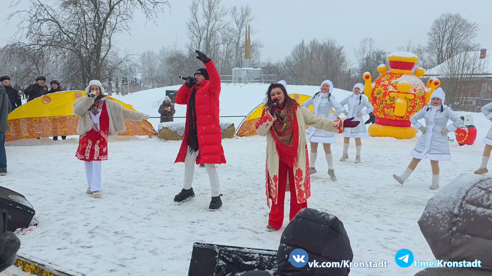 Потолок ледяной, дверь скрипучая — Шоу-группа ИВАНЧАЙ / Масленица в Кронштадте. 22.02.2026 г.