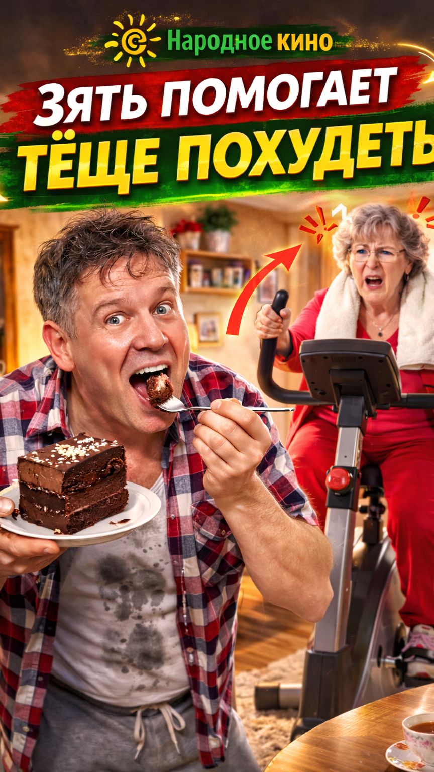 КАК ЗЯТЬ ТЁЩЕ ХУДЕТЬ ПОМОГАЛ 🤣Комедия "Тёща в аренду" смотреть онлайн