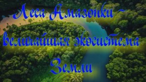 Удивительная планета Земля. Леса Амазонки - величайшая экосистема Земли