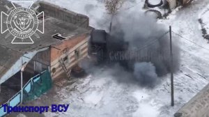 💥Уничтожение транспорта ВСУ в Харьковской области