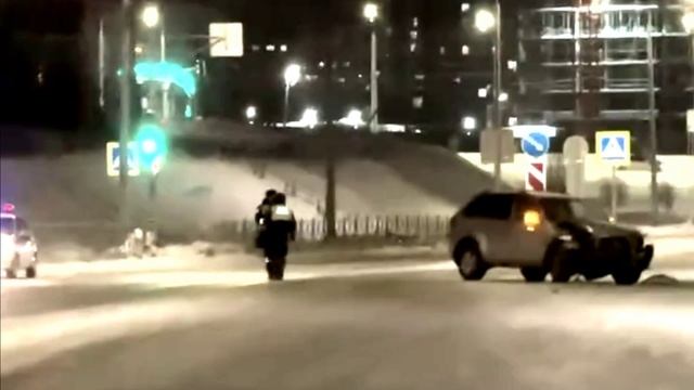 Авария на улице Крупская в Омске