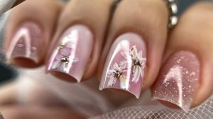 ШИКАРНЫЙ ЧЕТКИЙ КВДРАТ и РУЧНАЯ РОСПИСЬ! Цветы на ногтях, Весенний дизайн ногтей 2026!