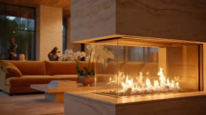 ✧ Уютный интерьер с камином | Ambient-музыка для фокуса и расслабления со звуками фортепьяно