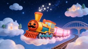 Колыбельная - Паровозик Чом - Спи малыш засыпай - Музыкальный мультфильм от Крошки Антошки