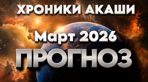 ПРОГНОЗ НА МАРТ 2026 ХРОНИКИ АКАШИ  | Абсолютный Ченнелинг