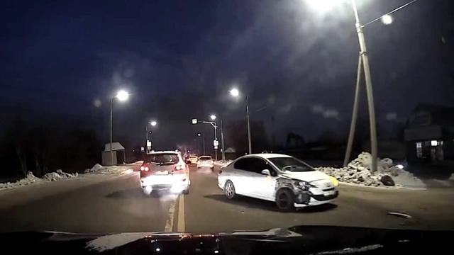 Ночная авария в Омске