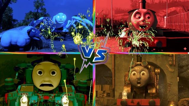 МУЛЬТИКИ: МУТАНТ‑ПАРОВОЗИК Томас 🚂🦑 vs ДОБРЫЙ ДВИЖОК‑ВЕСЕЛЬЧАК 🚂😊 vs ТЁМНЫЙ РЕЛЬСОЗВЕРЬ смотреть онлайн