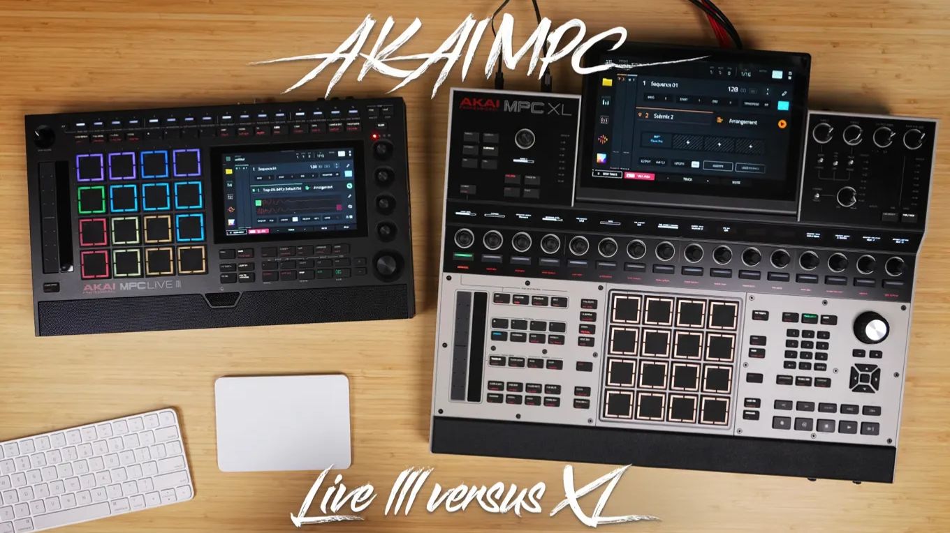 AKAI MPC Live III versus XL
