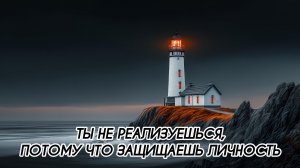 ТЫ НЕ РЕАЛИЗУЕШЬСЯ, ПОТОМУ ЧТО ЗАЩИЩАЕШЬ ЛИЧНОСТЬ