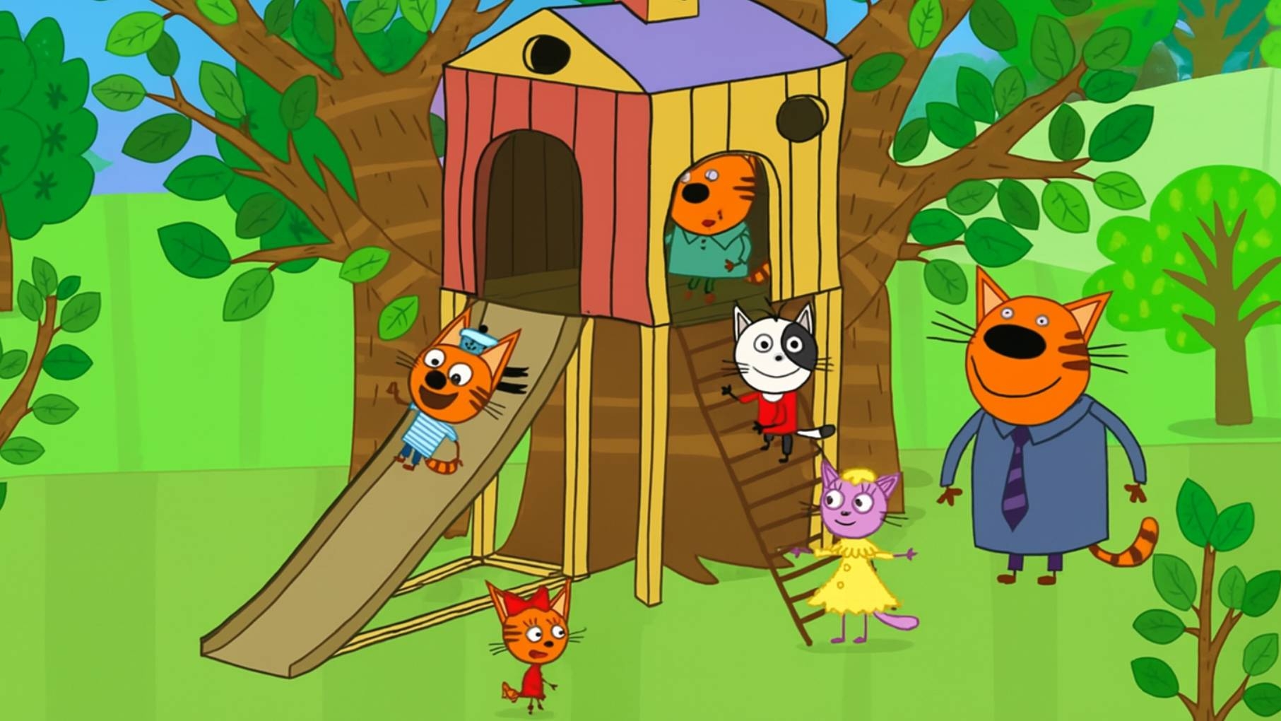 Три Кота 😽 | Игра Для Детей | Игра Мультфильм