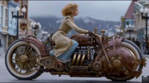 Ретро стимпанк транспорт