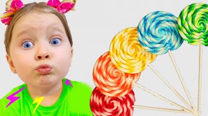 Детская песенка про цвета и леденцы 🍭😃