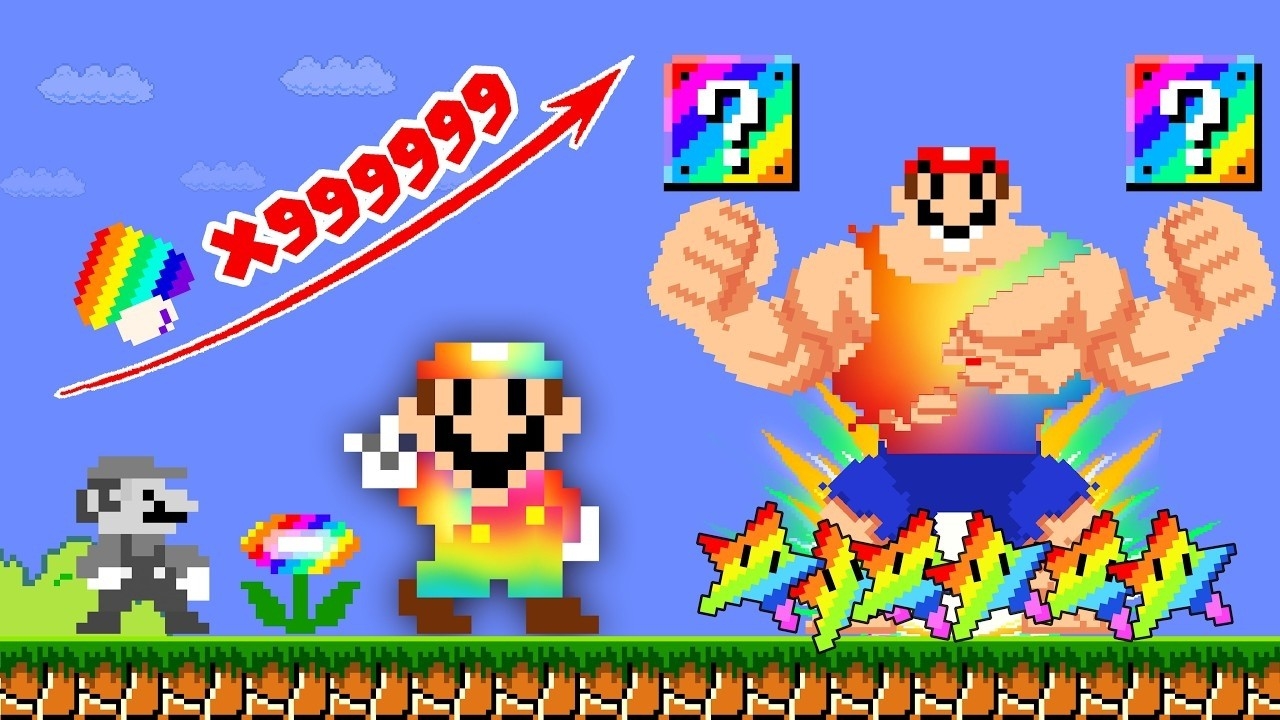 🦄Марио объелся радужных грибов! смотреть онлайн