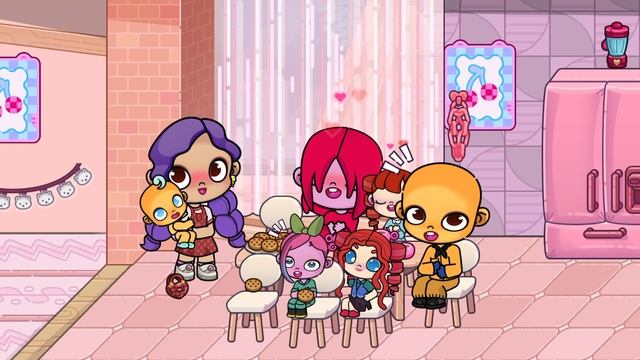 Чаепитие💜☕️с друзьями ❤️💚🩵💙💛♥️ ставь 👍если бы хотел с нами.