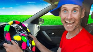 Детская веселая песенка про машинки и как правильно ездить в машине детям - Правила безопасности