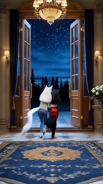 Кошка с детьми убегает от волка!
#Побег #Мультик #Котики #Волк