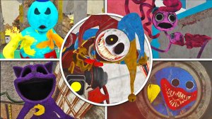 Poppy Playtime, главы 1-5 - Все КОНЦОВКИ в ЯРКОМ режиме из каждой игры