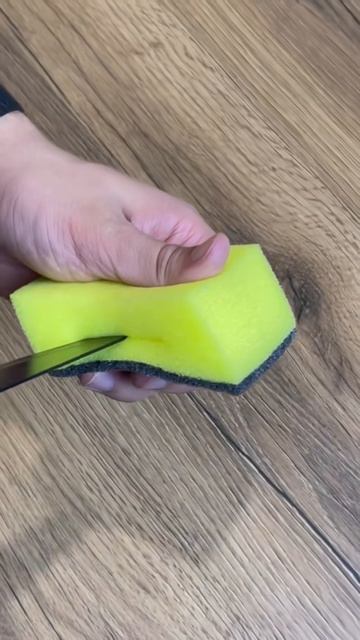 Сохраняй лайфхак с губкой для мытья посуды✨