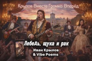 Лебедь, щука и рак - Иван Крылов & Vibe Poems
