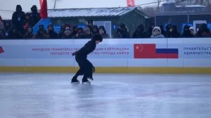 Фигуристка Евгения Медведева выступила в Благовещенске
