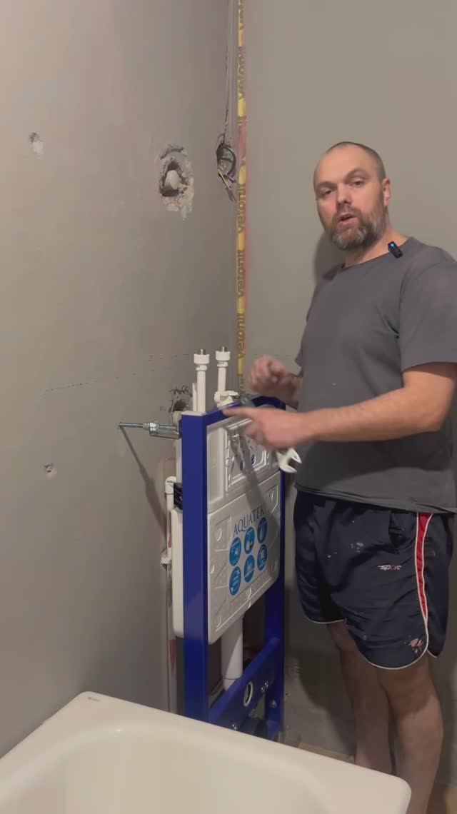 Как установить инсталляцию. Часть 2. Подвод воды для инсталляции.