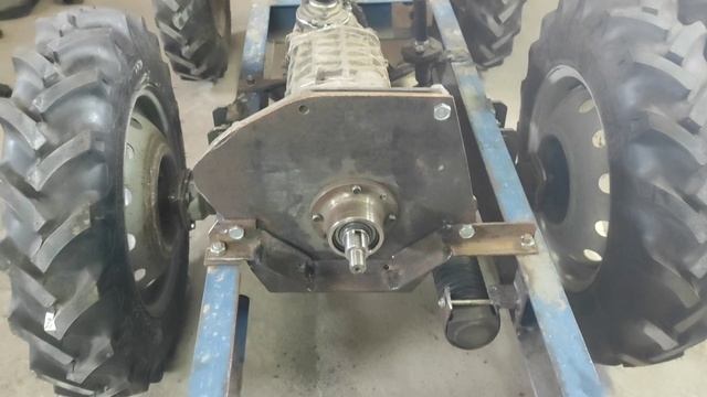 Установка Рулевой рейки и КПП на Минитрактор-переломка