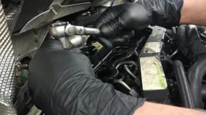 Как легко снять форсунки на дизельном моторе.