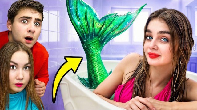 Никто не Верит, что Моя Девушка - РУСАЛКА ! смотреть онлайн